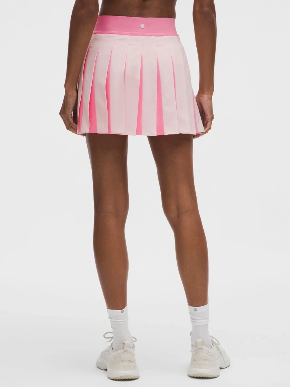 NWOT: $98 LULULEMON Peek-A-Boo Mid-Rise Tennis Skirt, Sz S, Pink Pearl/Candy Cld - Picture 5 of 10